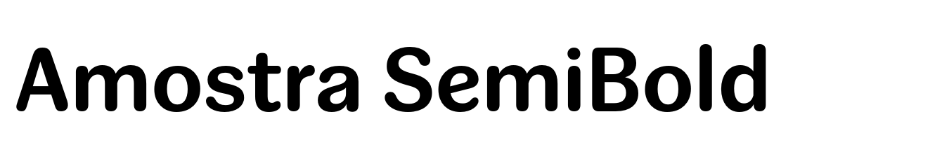 Amostra SemiBold